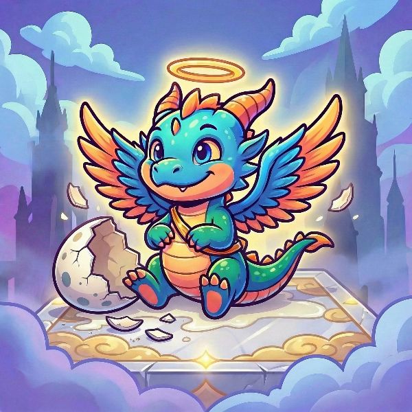 التنين البريئ